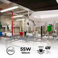 Pantalla estanca LED / Luz de emergencia - CCT - 150cm - Conectable 55W - IP65 2