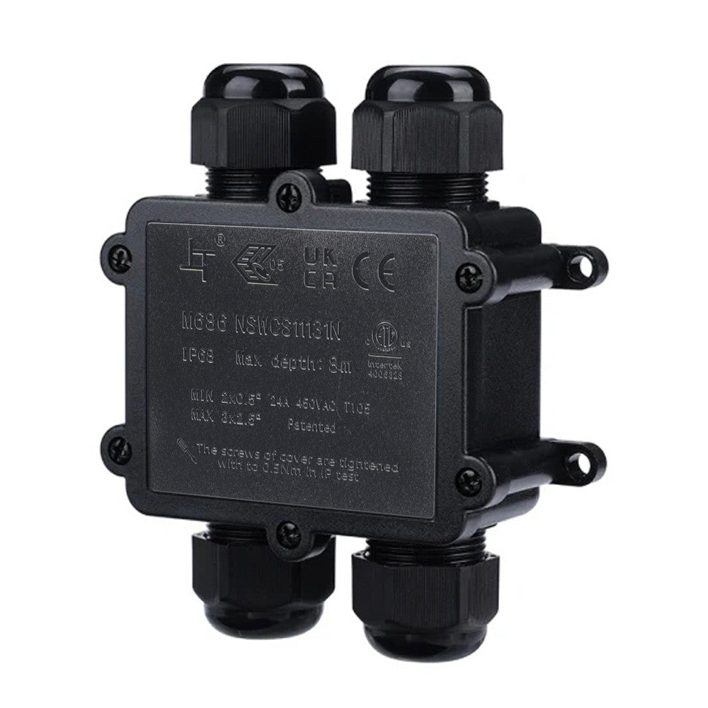 Caja de conexión impermeable en H - IP68 - 0.5 - 2.5mm²