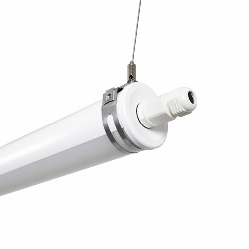 Réglette LED étanche à usage industriel - 150cm - 50W - 6900lm - IP65 - IK10