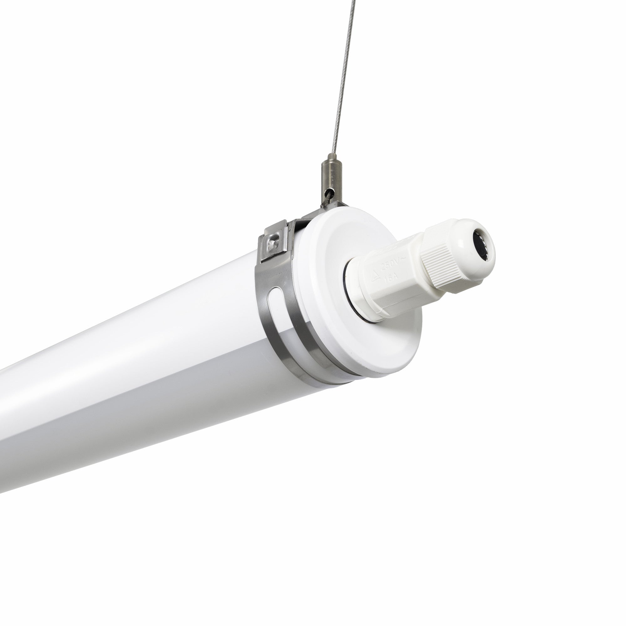 Luminaria estanca tubular para uso industrial - 150cm - 50W - 6900lm - IP65 - IK10