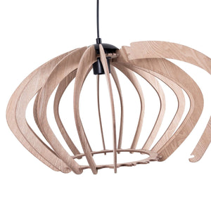 Lámpara colgante madera "Pili" - Ø 48cm - 1 x E27 (16)