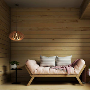 Lámpara colgante madera "Pili" - Ø 48cm - 1 x E27 (20)