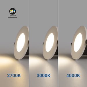 Downlight LED 6W CCT - TRIAC regulable - Corte Ø68mm - IP65 (12)