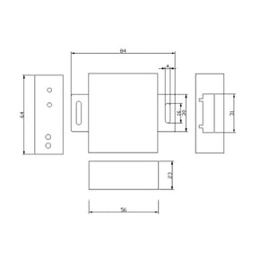 Controlador RGB 18A (6a/canal) 12/24V DC mando círculo RGB (3)