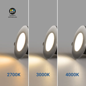 Downlight LED 6W CCT - TRIAC regulable - Corte Ø68mm - IP65 - Cromo (14)