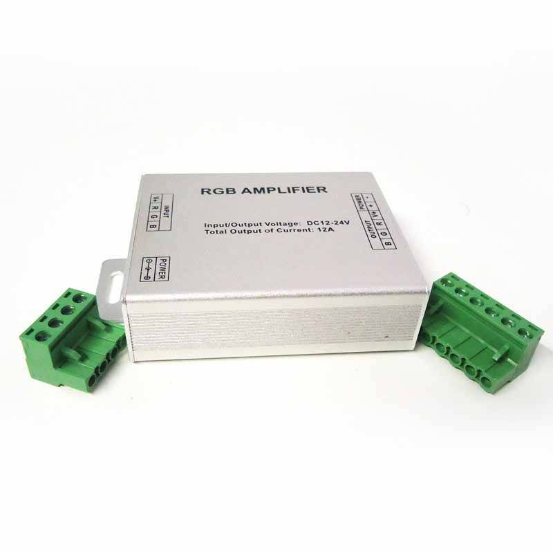 Amplificador de señal / Repetidor RGB 12-24V - 12 Amperios - Barcelona Led-