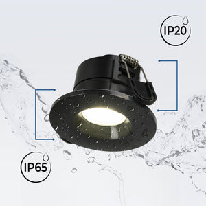 Downlight LED 6W CCT - TRIAC regulable - Corte Ø68mm - IP65 (50)