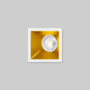 Aro downlight cuadrado asimétrico - Bajo UGR - Corte 75 x 75mm - Barcelona Led-Accesorios
