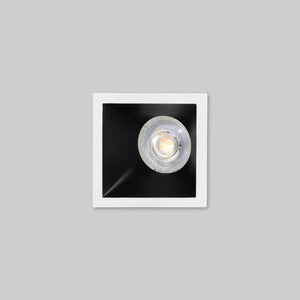 Aro downlight cuadrado asimétrico - Bajo UGR - Corte 75 x 75mm - Barcelona Led-Accesorios