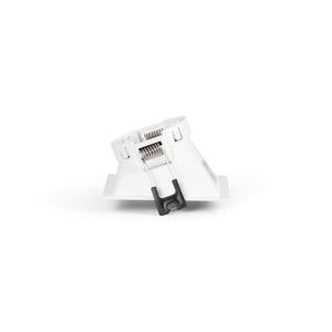 Aro downlight cuadrado asimétrico - Bajo UGR - Corte 75 x 75mm - Barcelona Led-Accesorios