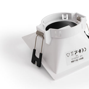Aro downlight cuadrado asimétrico - Bajo UGR - Corte 75 x 75mm - Barcelona Led-Accesorios