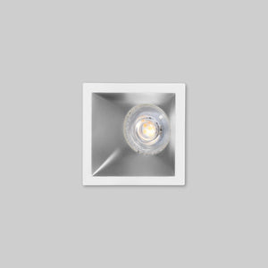 Aro downlight cuadrado asimétrico - Bajo UGR - Corte 75 x 75mm - Barcelona Led-Accesorios