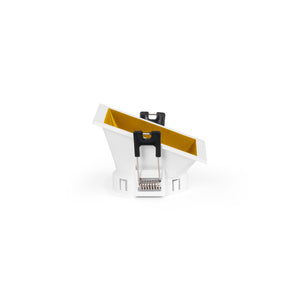 Aro downlight cuadrado asimétrico - Bajo UGR - Corte 75 x 75mm - Barcelona Led-Accesorios
