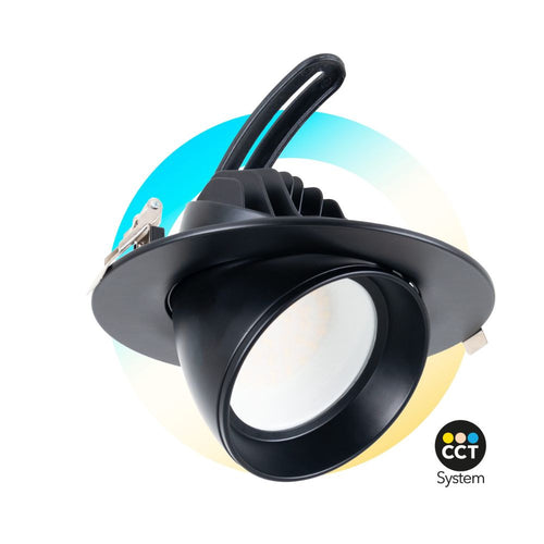 Adjustable circular LED downlight CCT 38W - 120° Driver LIFUD