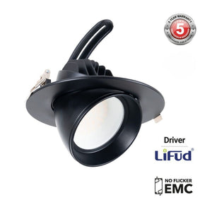 Downlight LED circular orientable CCT 38W - 120° Driver LIFUD - Barcelona Led-