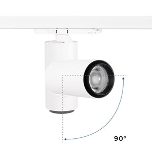 Proyector LED para carril trifásico 35W CCT - ZOOM 20º- 60º - CRI 90 - Barcelona Led-
