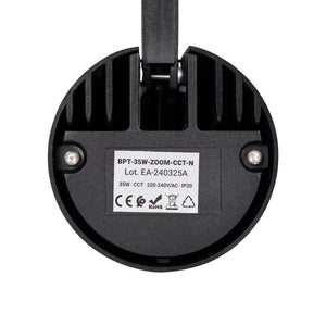Proyector LED para carril trifásico 35W CCT - ZOOM 20º- 60º - CRI 90 - Barcelona Led-