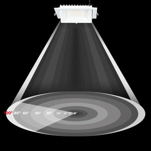 Downlight LED rectangular orientable CCT 60W - 100° Driver LIFUD - Barcelona Led-