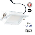 Rectangular adjustable CCT LED Downlight - 60W - 100° LIFUD Driver 2