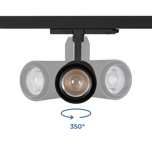 Proyector LED para carril trifásico 35W CCT - ZOOM 20º- 60º - CRI 90 - Barcelona Led-