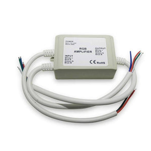 Amplificador de señal / Repetidor RGB estanco 12-24V DC - 4A/canal - Barcelona Led-