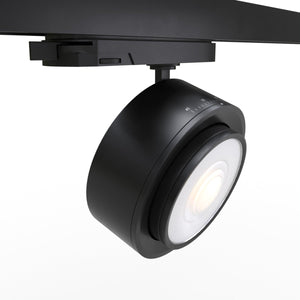 Proyector LED circular para carril trifásico 35W - ZOOM 15º- 45º - 4000K - CRI 90 - Barcelona Led-