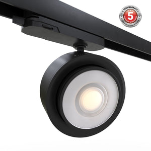 Proyector LED circular para carril trifásico 35W - ZOOM 15º- 45º - 4000K - CRI 90 - Barcelona Led-
