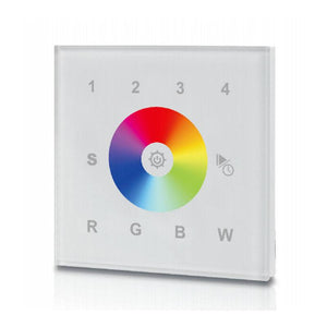 Mecanismo táctil empotrable RF 12-24V-DC regulador RGBW para iluminación LED 4 zonas - SUNRICHER Perfect RF - Barcelona Led-Control y regulación
