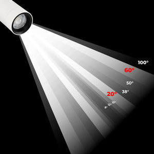 Proyector LED para carril Monofasico 35W CCT - ZOOM 20º- 60º - CRI 90 (11)