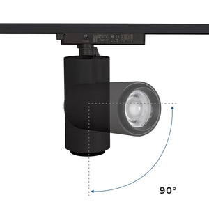 Proyector LED para carril Monofasico 35W CCT - ZOOM 20º- 60º - CRI 90 - Barcelona Led-
