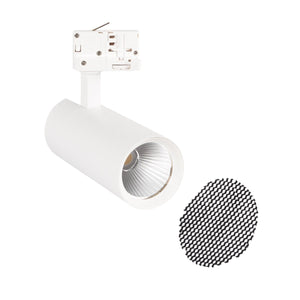 Proyector LED para carril trifásico 20W - CCT - CRI90 - 1900 lm - Barcelona Led-
