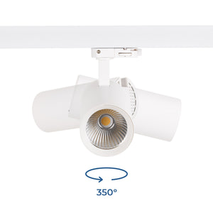 Proyector LED para carril trifásico 20W - CCT - CRI90 - 1900 lm (24)