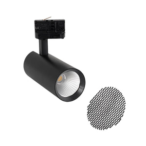 Proyector LED para carril trifásico 20W - CCT - CRI90 - 1900 lm - Barcelona Led-