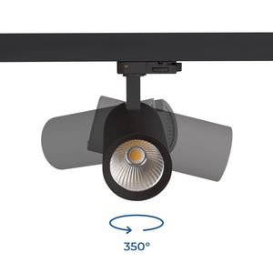 Proyector LED para carril trifásico 20W - CCT - CRI90 - 1900 lm (52)