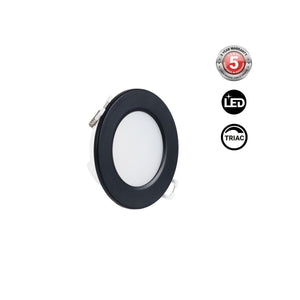Kit Downlight LED exterior 5W - IP65 - Aro intercambiable - TRIAC regulable - Corte Ø68mm - Barcelona Led-