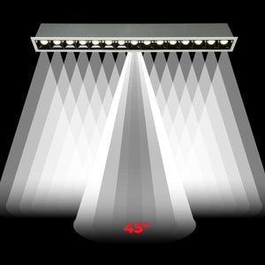 Foco lineal LED empotrable 30W - UGR18 - CRI90 - Chip OSRAM - Barcelona Led-