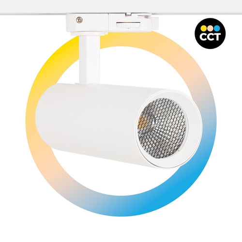 LED 3-phase track spotlight - 15W - CCT - CRI90 - 1350 lm