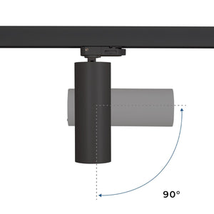 Proyector LED para carril trifásico 15W - CCT - CRI90 - 1350 lm - Barcelona Led-