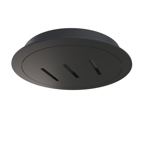 Rosone centrale da incasso per la lampada