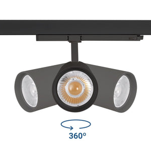 Proyector LED para carril trifásico 36W - CCT - TRIAC regulable - CRI90 - 3300 lm - Barcelona Led-