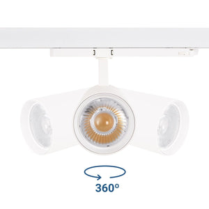 Proyector LED para carril trifásico 36W - CCT - TRIAC regulable - CRI90 - 3300 lm - Barcelona Led-