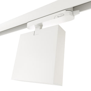 Proyector LED cuadrado para carril trifásico - Potencia ajustable: 12-42W - 4000K - CRI 90 - Ángulo 35° x 70° (3)