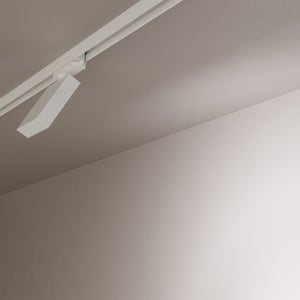 Proyector LED cuadrado para carril trifásico - Potencia ajustable: 12-42W - 4000K - CRI 90 - Ángulo 35° x 70° - Barcelona Led-