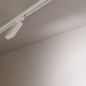 Proyector LED cuadrado para carril trifásico - Potencia ajustable: 12-42W - 4000K - CRI 90 - Ángulo 35° x 70° (5)