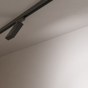 Proyector LED cuadrado para carril trifásico - Potencia ajustable: 12-42W - 4000K - CRI 90 - Ángulo 35° x 70° - Barcelona Led-