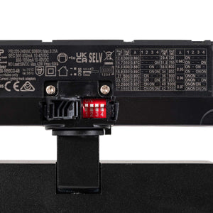 Proyector LED cuadrado para carril trifásico - Potencia ajustable: 12-42W - 4000K - CRI 90 - Ángulo 35° x 70° (13)