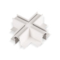 Conector em X para calha magnética embutida 20mm 3
