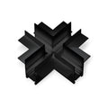 Conector em X para calha magnética embutida 20mm 5