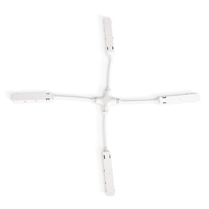 Conector en X para carriles magnéticos 20mm - Barcelona Led-Accesorios