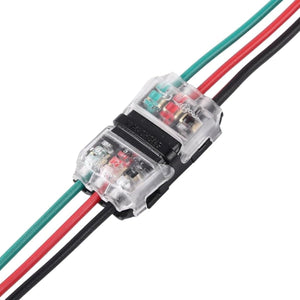 Conector rápido recto para 3 cables - 0.34~0.54 mm² - 300V / 9A - Barcelona Led-Accesorios